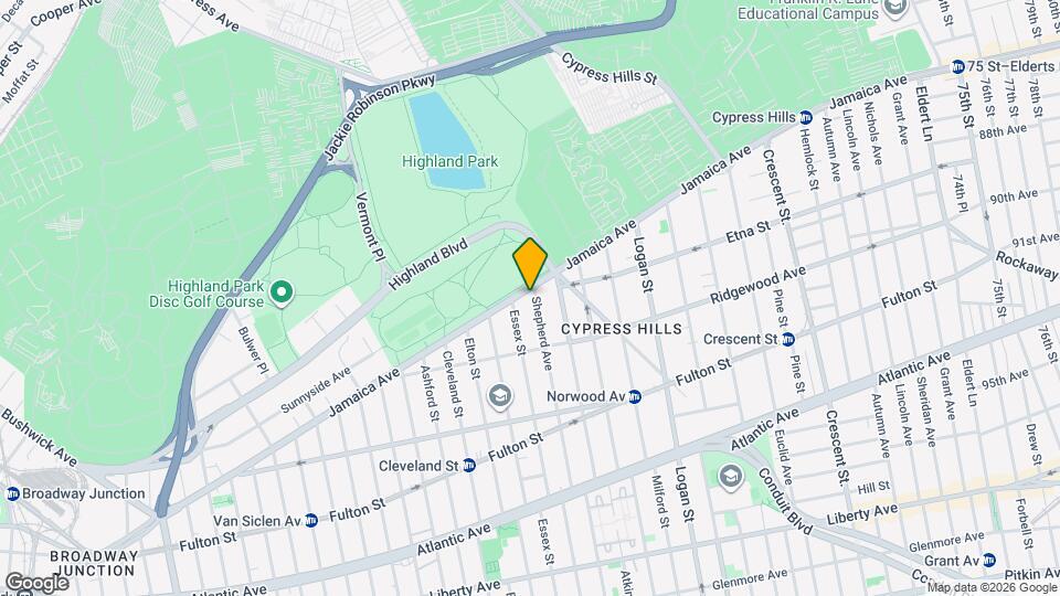 550 Jamaica Ave Map and Location Details