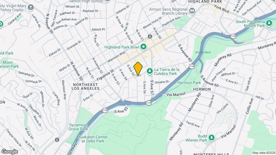 201 S Ave 55 Map and Location Details