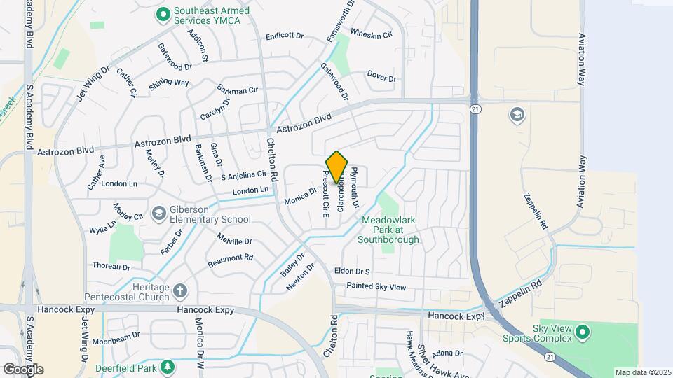 2570 Clarendon Dr Map and Location Details
