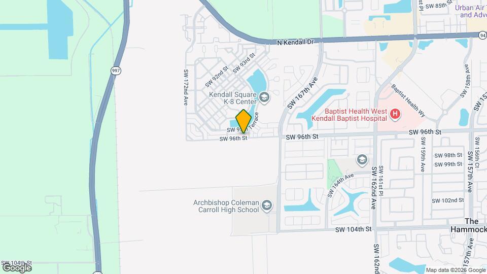 17001 SW 96th St Map and Location Details