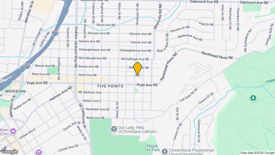 1508 Ward Ave NE Mapa y Detalles de la Ubicación