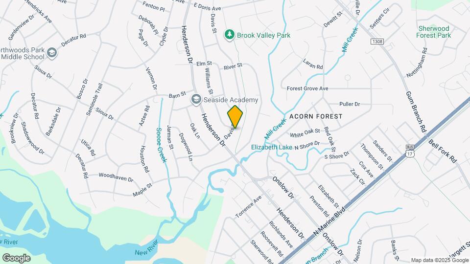 1012 Davis St Map and Location Details