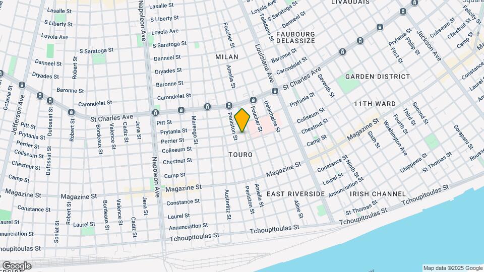 1416 Amelia St Map and Location Details