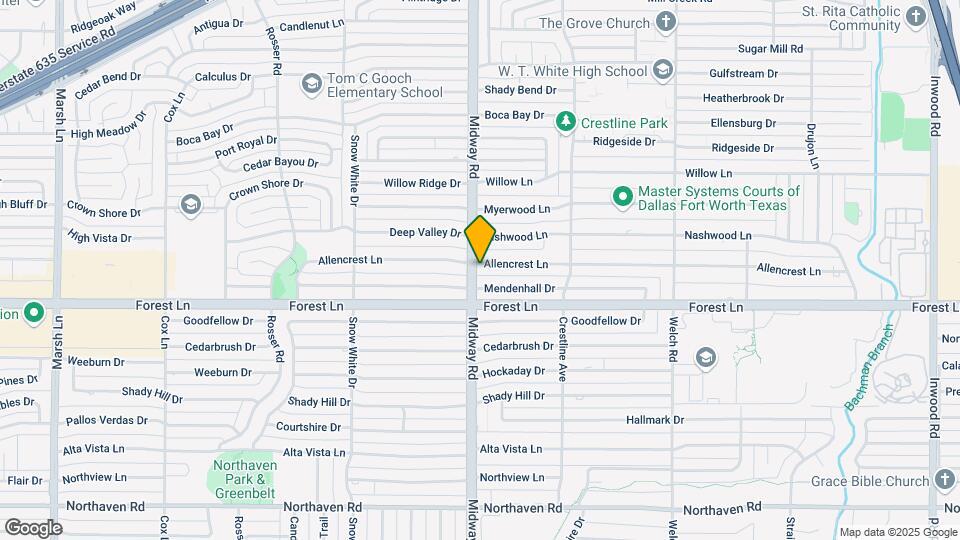 4208 Allencrest Ln Map and Location Details