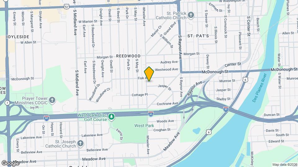 923 Jasper St Map and Location Details