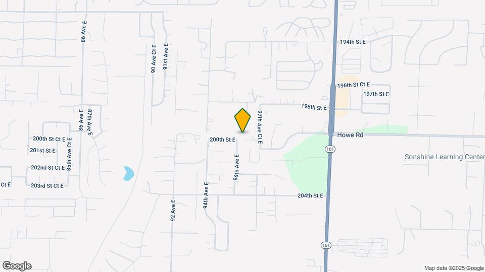 9609 200th St E Map and Location Details