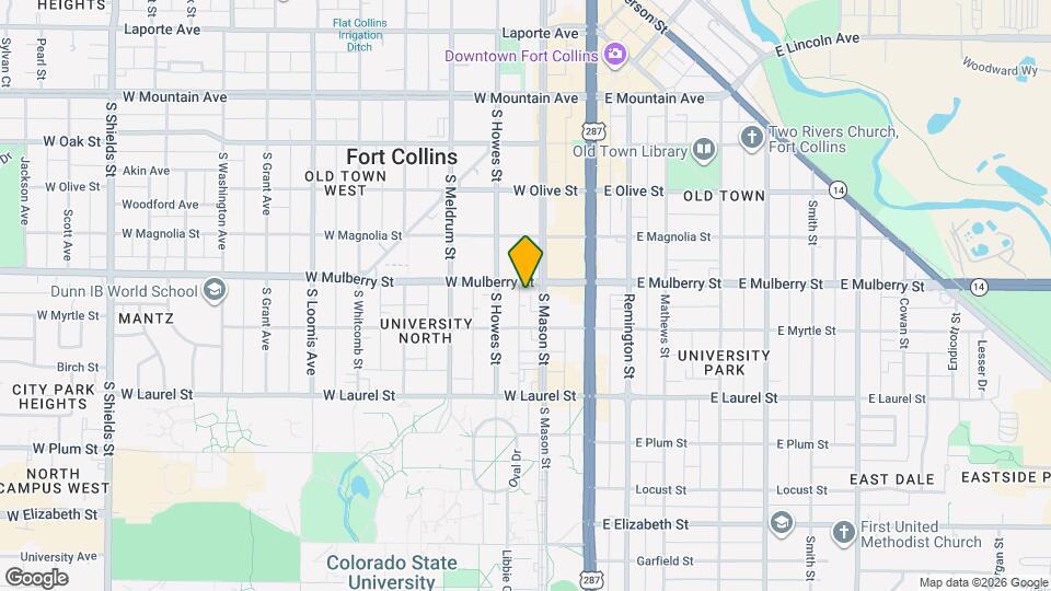 209 W Mulberry St Map and Location Details