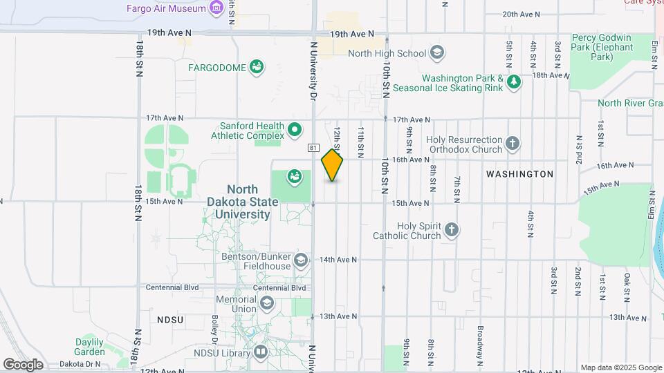 1518 12th St N Map and Location Details