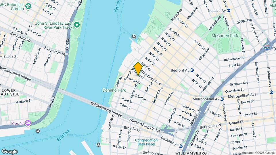 296 Wythe Ave Map and Location Details