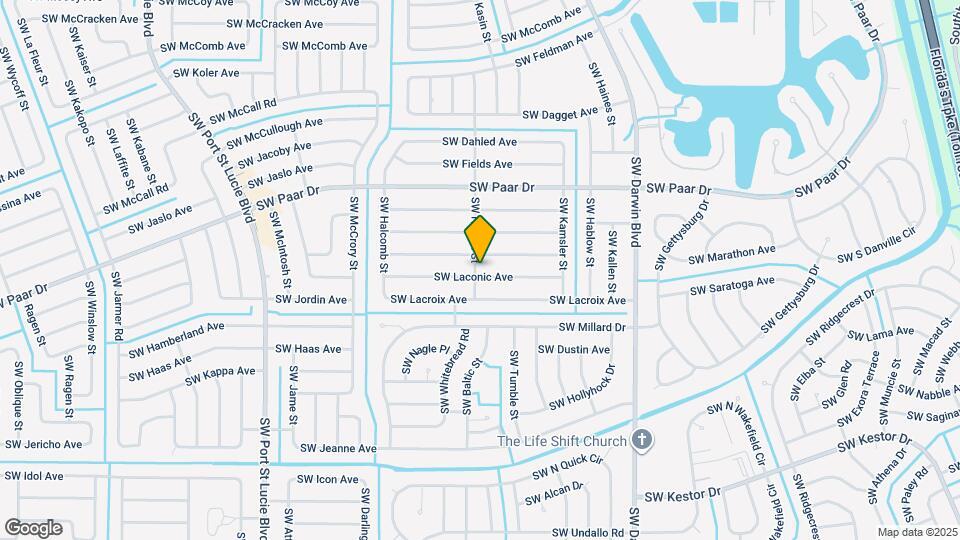 499 SW Laconic Ave Map and Location Details