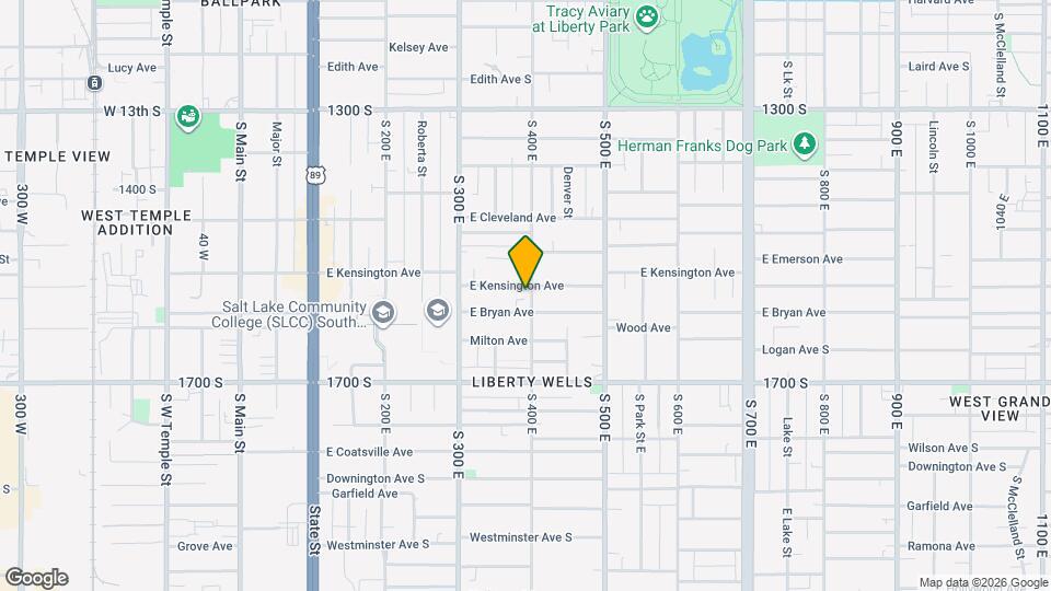 1538 S 400 E Map and Location Details