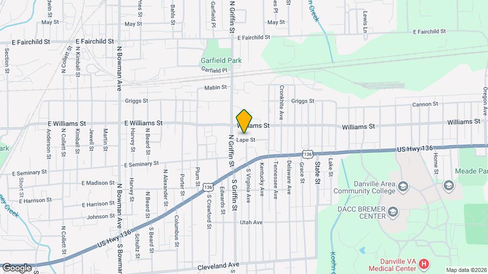 1307 Lape St Map and Location Details