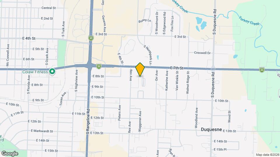 801 Greenwood Dr Map and Location Details