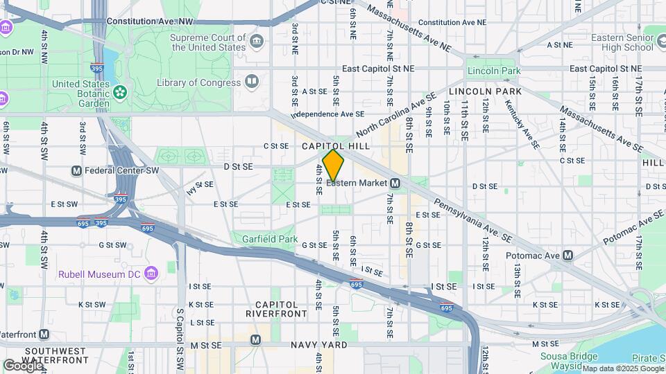 425 D St. S.E. Map and Location Details