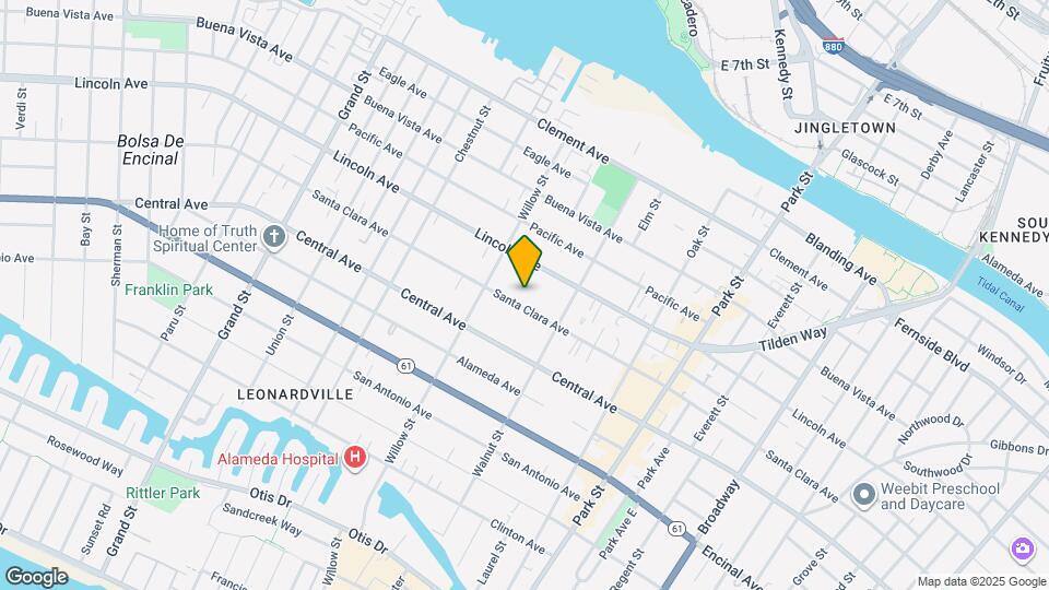 2133 Santa Clara Ave Map and Location Details