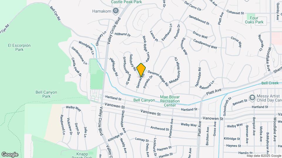 7022 Semrad Rd Map and Location Details