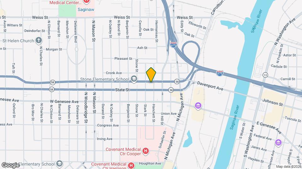 811 Davenport Ave Map and Location Details