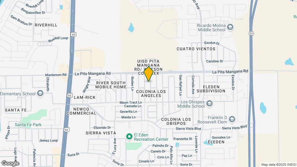 4520 La Cienega Ln Map and Location Details