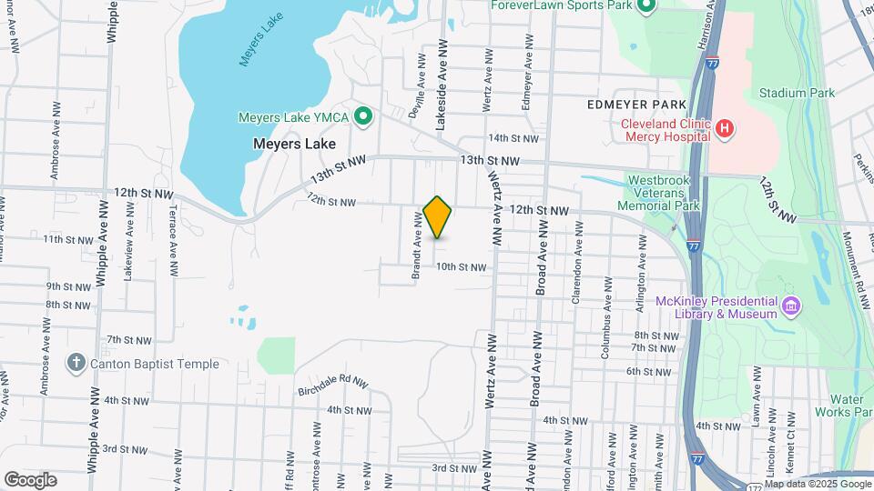 1102-1108 Oak Ave NW Map and Location Details