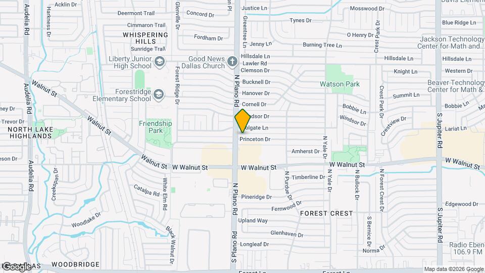 4417 Princeton Dr Map and Location Details