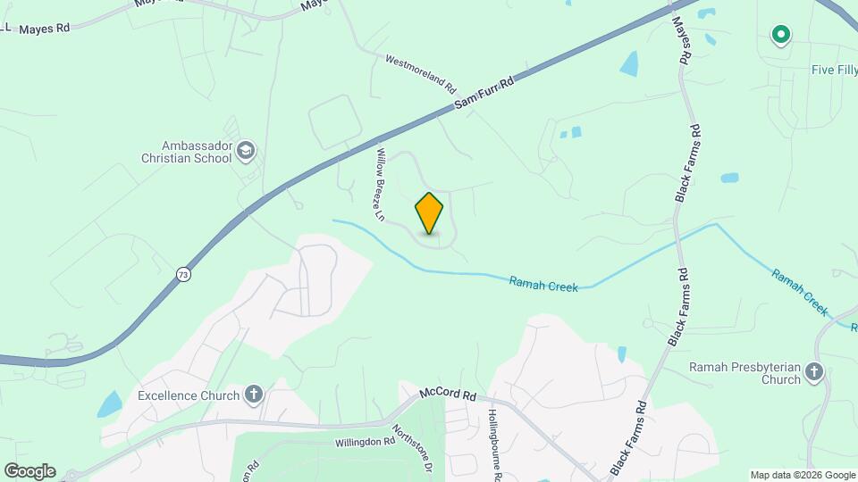 13415 Willow Breeze Ln Map and Location Details