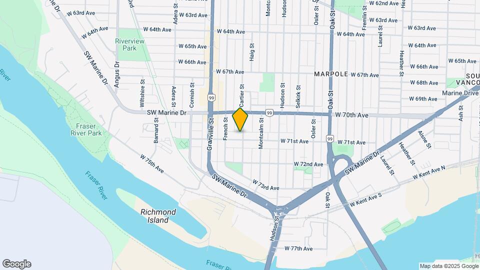 8691 Cartier St Map and Location Details