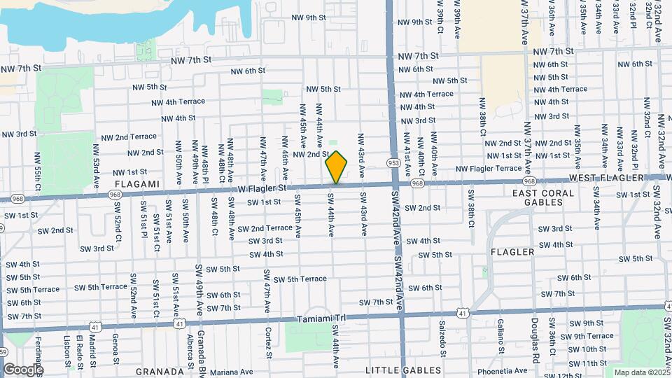 4378 W Flagler St Map and Location Details
