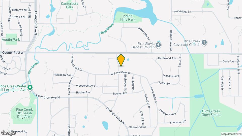 5942 Fernwood St Map and Location Details