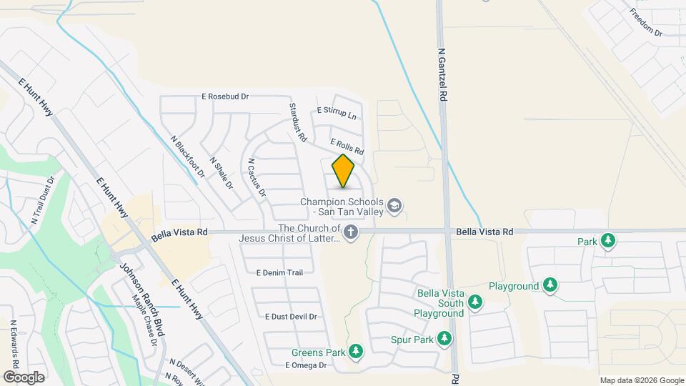1423 E Poncho Ln Mapa y Detalles de la Ubicación