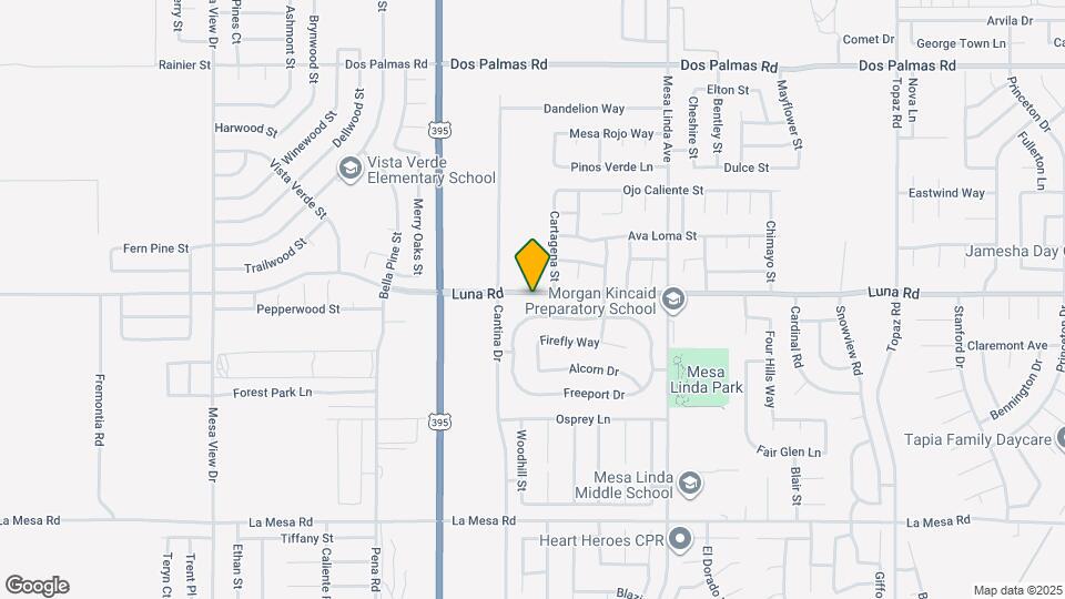 12261 Luna Rd Map and Location Details