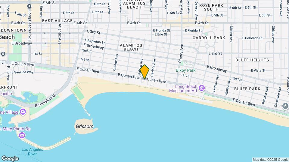 1610 E Ocean Blvd Map and Location Details