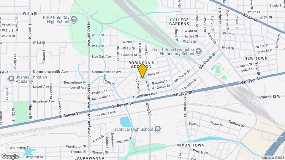 2153 Woodside St Map and Location Details