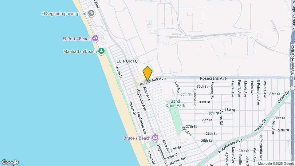 416 Rosecrans Ave, Unit #A Map and Location Details