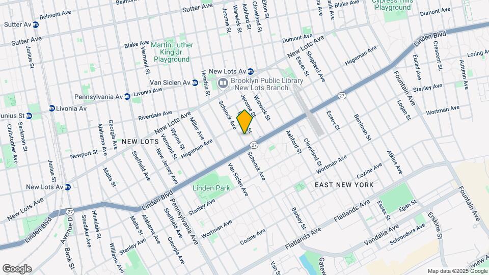 745 Schenck Ave Mapa y Detalles de la Ubicación