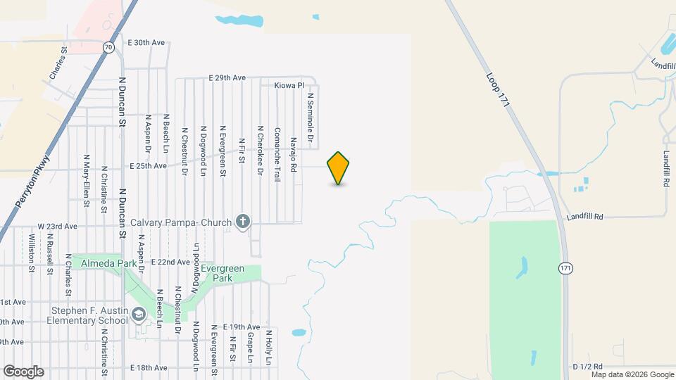 1412 Sioux Pl Map and Location Details