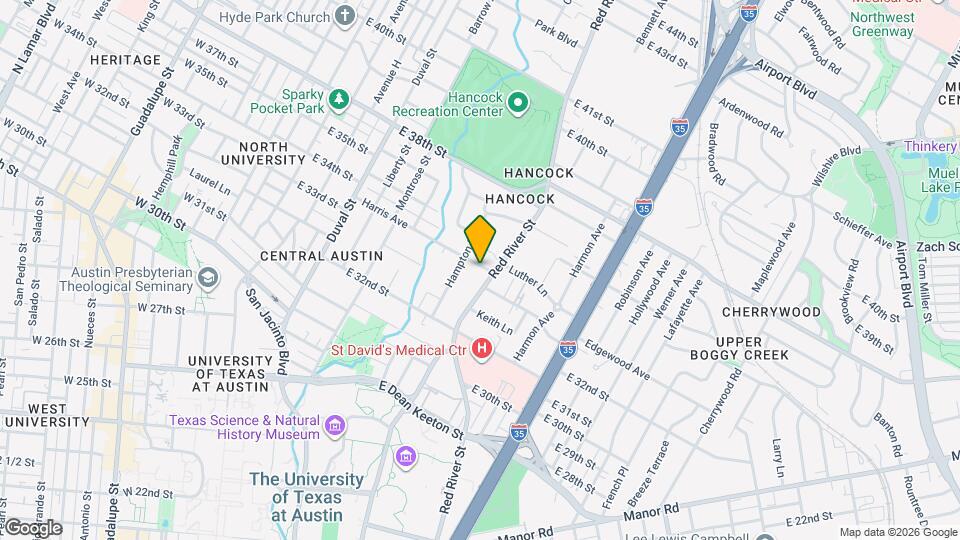 825 Harris Ave Map and Location Details