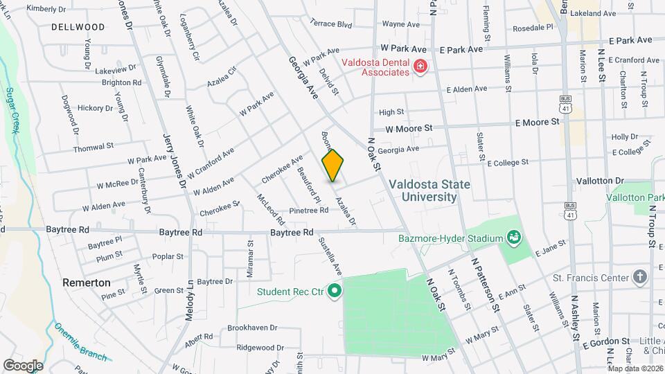 1709 Azalea Dr Map and Location Details