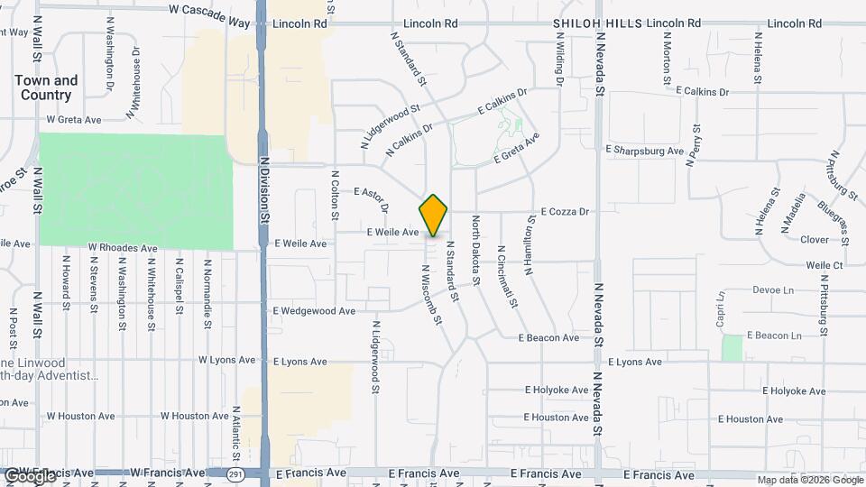7106 N Wiscomb St Map and Location Details