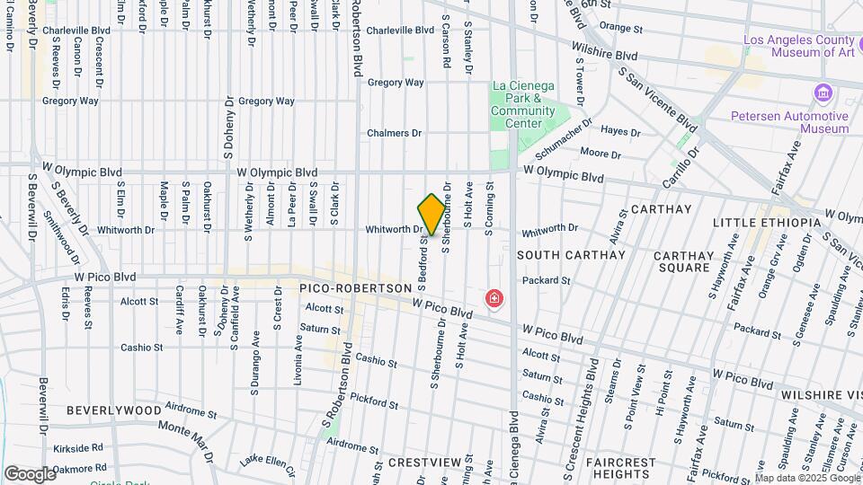 1118 S Bedford St Map and Location Details