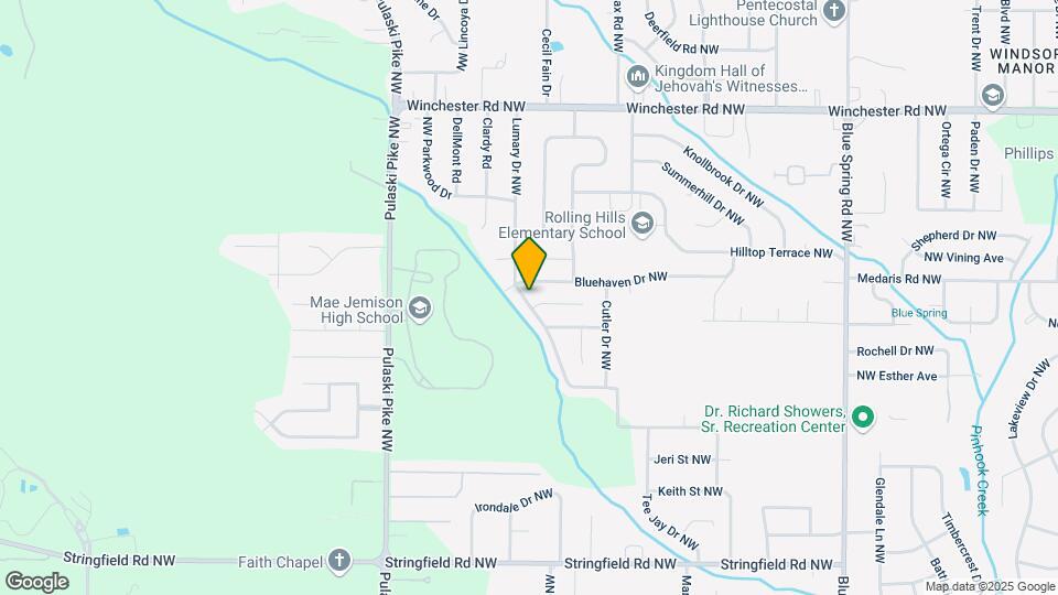 4819 Lumary Dr NW Map and Location Details