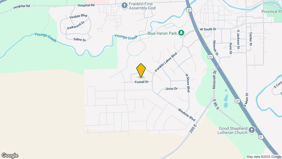 970 Foxtail Dr Map and Location Details