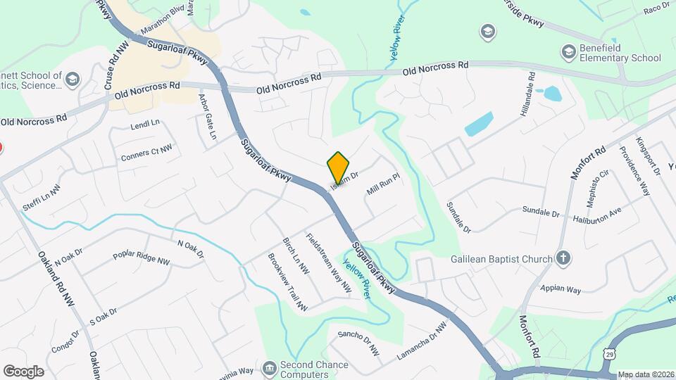 1626 Isham Dr Map and Location Details