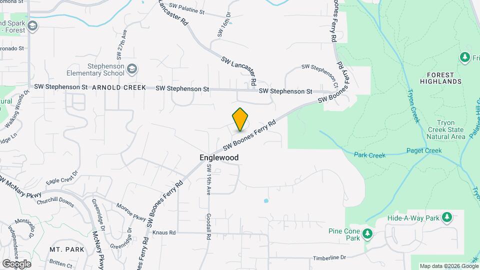 1533 SW Joshua St Map and Location Details