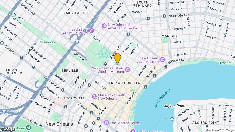 916 Dumaine St Map and Location Details