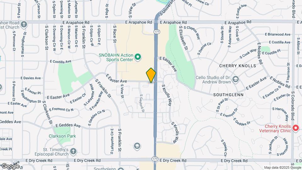 7110 S Gaylord St Map and Location Details