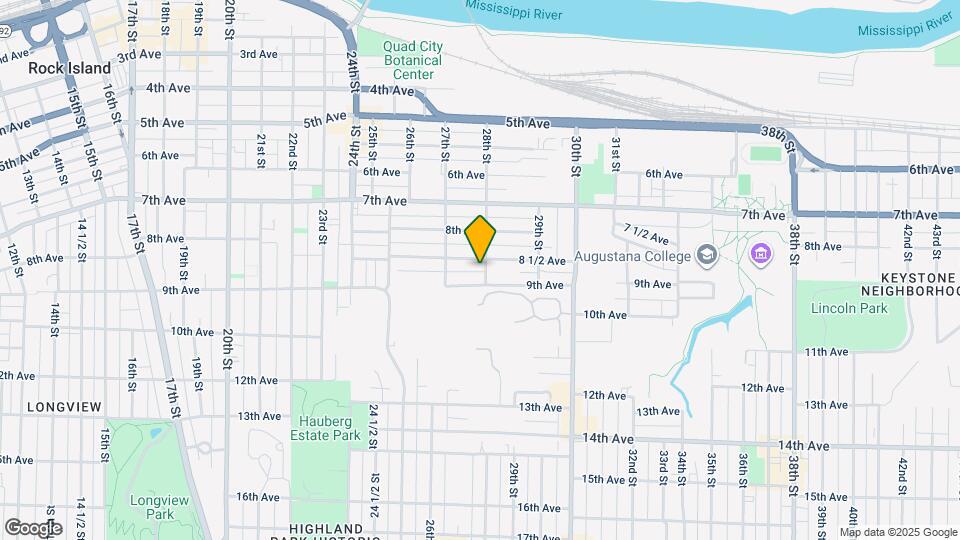 836 28th St Map and Location Details