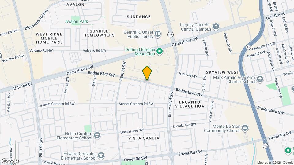 Sandia Valley Apartments Mapa y Detalles de la Ubicación