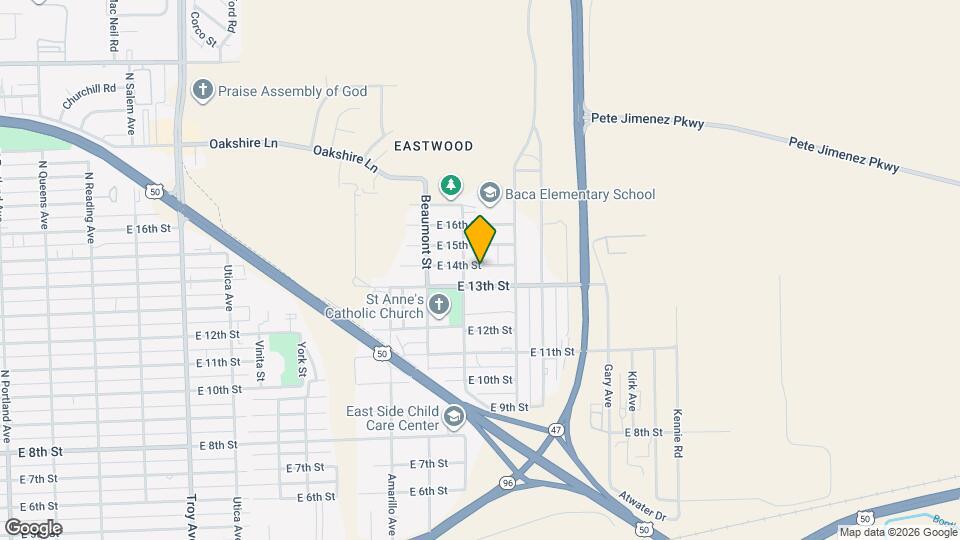 2816 E 14th St Map and Location Details