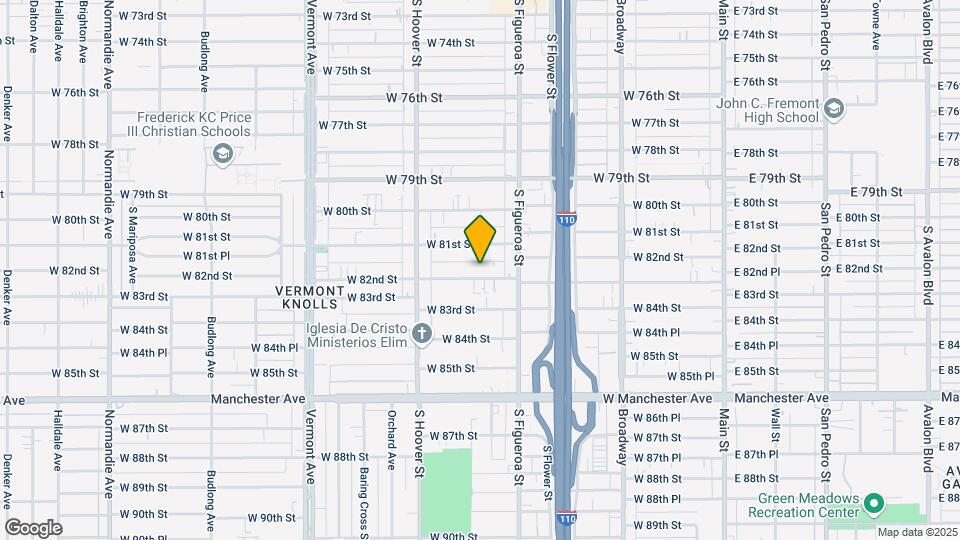 607 W 82nd St Map and Location Details