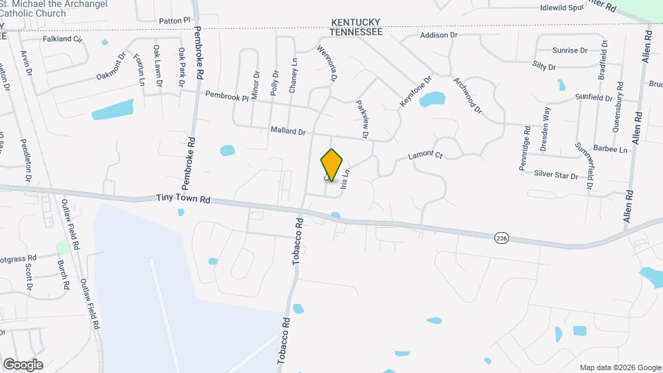 3313 Carrie Dr Map and Location Details